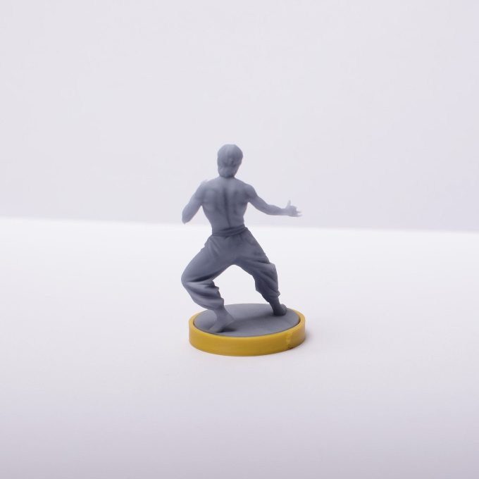 Bruce Lee Figure | Board Game Figures | Meeple | Figurines | Unmached | Unmached Board Game | Unmached Miniatures | Unmached Bruce Lee