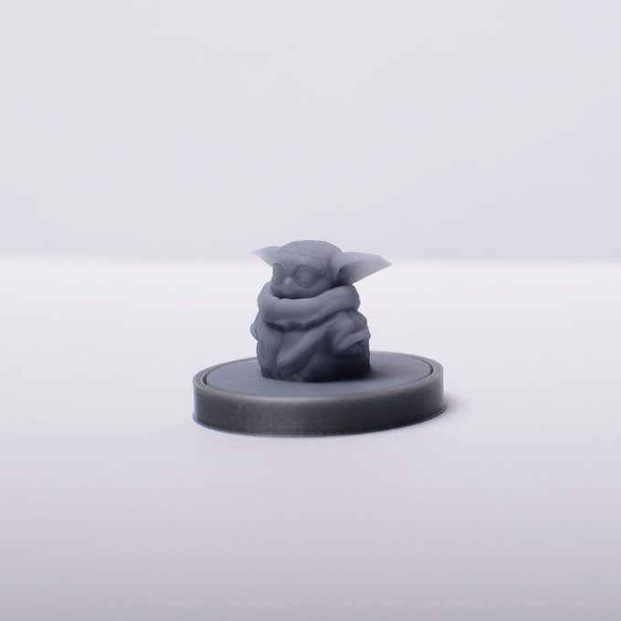 Mandalorian and baby Yoda miniature for boardgames